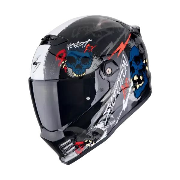CAPACETE SCORPION COVERT FX SKULLZ